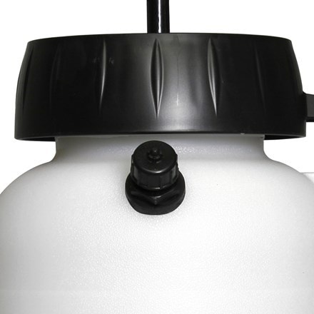 The Chapin Acetone Sprayer line is specifically designed and equipped for the Decorative Concrete Contractor for use in staining with acetone-based dyes and other acetone only applications. The 2-gallon translucent poly tank has a funnel-mouth opening with splash guard and in-tank anti-clog filter.