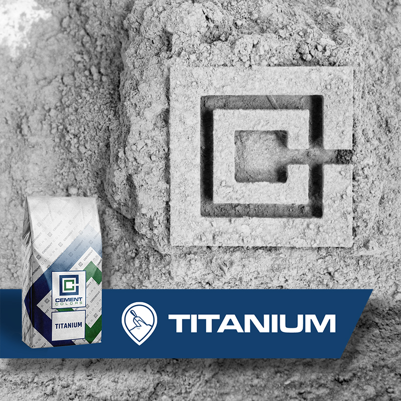 Titanium White - Raw Pigment for Concrete by Cement Colors