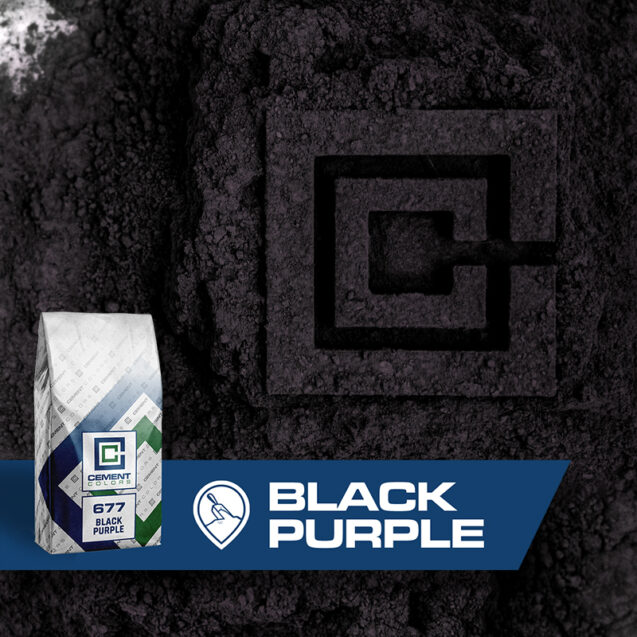 Black/Purple - Raw Pigment for Concrete by Cement Colors
