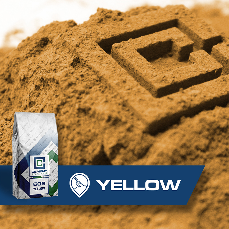 Yellow - Raw Pigment for Concrete by Cement Colors