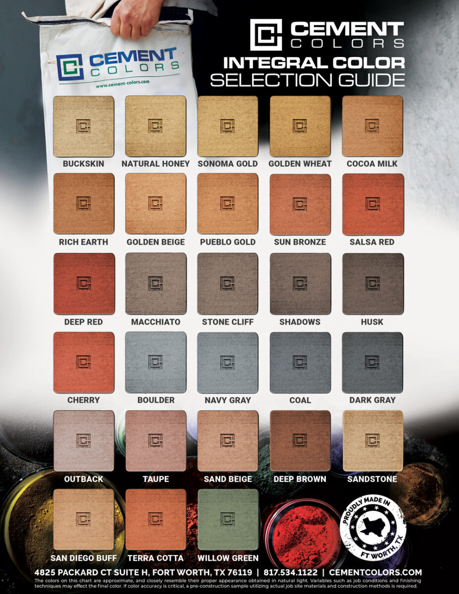 Floor Coating Color Charts - Concrete Resurfacing Systems